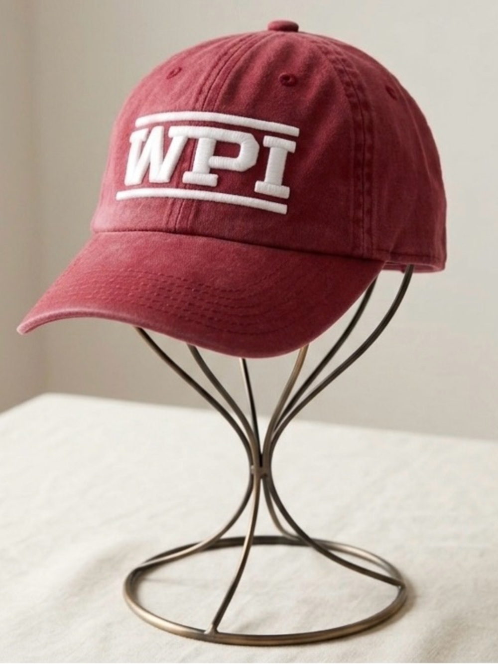 Legacy WPI Embroidered Maroon Cap